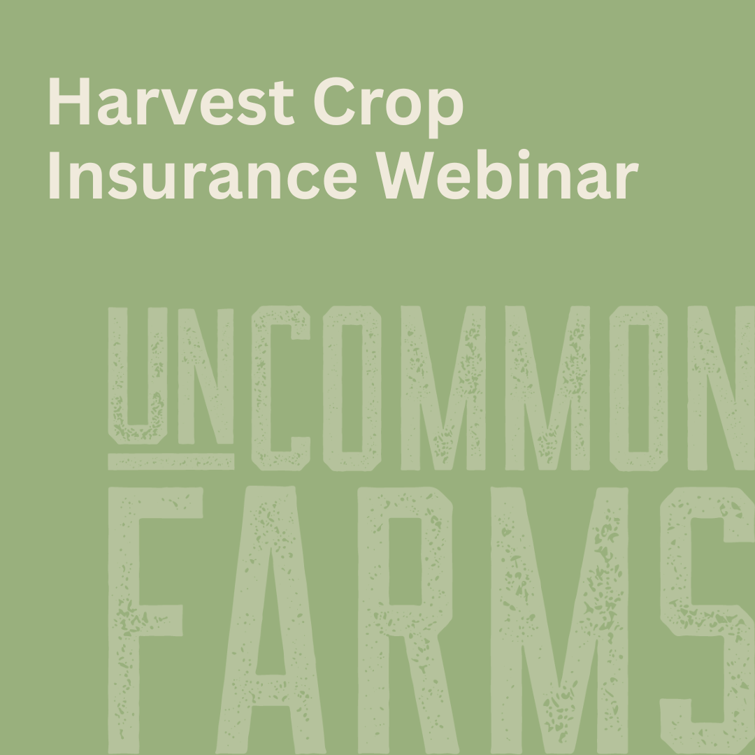 USDA Program Updates and Harvest Crop Insurance Reminders